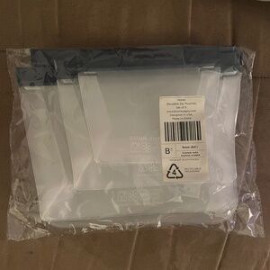 Boon Supply Set of 5 Reusable Zip Pouches